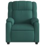 Sillón de masaje reclinable de tela verde oscuro de , Sillones - Ref: Foro24-373554, Precio: 246,54 €, Descuento: %