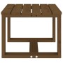 Garden side table made of pine wood in honey brown color, measuring 40x38x28.5 cm. by , Garden tables - Ref: Foro24-825082, P...