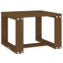 Mesa auxiliar de jardín madera pino marrón miel 40x38x28,5 cm de , Mesas de jardín - Ref: Foro24-825082, Precio: 22,68 €, Des...