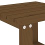 Garden side table made of pine wood in honey brown color, measuring 40x38x28.5 cm. by , Garden tables - Ref: Foro24-825082, P...