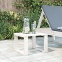 Solid white pine wood garden side table 40x38x28.5 cm by , Garden tables - Ref: Foro24-825080, Price: 22,69 €, Discount: %