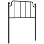 Black metal headboard 80 cm by , Headboards and footboards - Ref: Foro24-373914, Price: 21,99 €, Discount: %