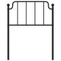 Black metal headboard 80 cm by , Headboards and footboards - Ref: Foro24-373914, Price: 21,99 €, Discount: %