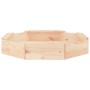 Arenero con asientos octógono madera maciza de pino de , Cajones de arena - Ref: Foro24-825009, Precio: 51,90 €, Descuento: %