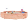 Sandbox with octagonal solid fir Douglas wood seats by , sandboxes - Ref: Foro24-825014, Price: 69,65 €, Discount: %