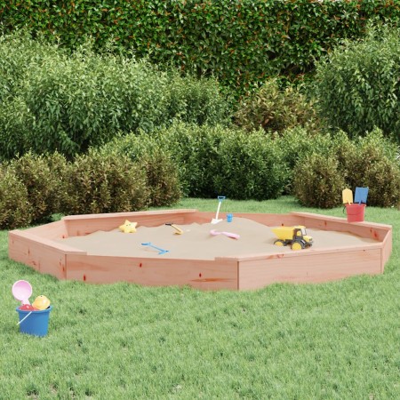 Sandbox with octagonal seats made of solid Douglas fir wood by , sandboxes - Ref: Foro24-825028, Price: 144,60 €, Discount: %