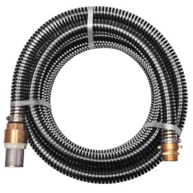 Black 25 mm suction hose with brass connectors, 7 meters. by vidaXL, Garden hoses - Ref: Foro24-142890, Price: 47,55 €, Disco...