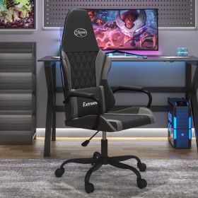 Silla gaming de masaje cuero sintético negro y gris de , Sillones para videojuegos - Ref: Foro24-345537, Precio: 110,99 €, De...