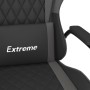 Silla gaming de masaje cuero sintético negro y gris de , Sillones para videojuegos - Ref: Foro24-345537, Precio: 110,64 €, De...