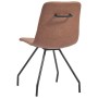 Dining chairs 4 units synthetic leather brown by , dining chairs - Ref: Foro24-281496, Price: 218,99 €, Discount: %