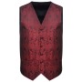 Men's wedding accessories burgundy cashmere vest size 48 by , Suits - Ref: Foro24-130843, Price: 19,90 €, Discount: %