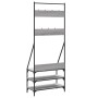 Gray Sonoma coat rack with shoe rack 72x34x184 cm by , Dresser Organizers and Bar Hangers - Ref: Foro24-837830, Price: 70,64 ...