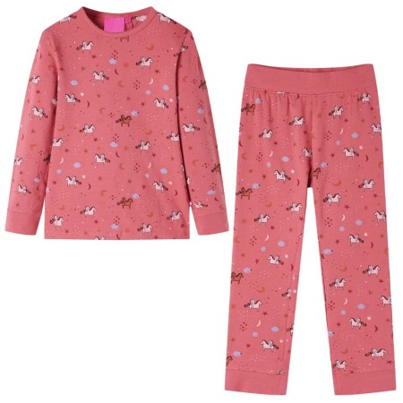 Long-sleeved pink children's pajamas size 140 by , Children's pajamas - Ref: Foro24-14233, Price: 14,83 €, Discount: %