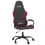 Gaming Stuhl Massage Kunstleder schwarz und rotweinrot von , Gaming-Stühle - Ref: Foro24-345540, Preis: 113,49 €, Rabatt: %