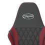 Silla gaming de masaje cuero sintético negro y rojo vino tinto de , Sillones para videojuegos - Ref: Foro24-345540, Precio: 1...