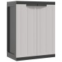 Outdoor storage cabinet in gray and black PP 65x37x85 cm by , Lockers and storage cabinets - Ref: Foro24-364199, Price: 107,7...