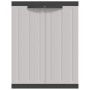 Outdoor storage cabinet in gray and black PP 65x37x85 cm by , Lockers and storage cabinets - Ref: Foro24-364199, Price: 107,7...