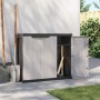 Outdoor storage cabinet in gray and black PP 97x37x85 cm by , Lockers and storage cabinets - Ref: Foro24-364202, Price: 180,9...