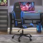 Black and blue synthetic leather gaming chair by , Gaming chairs - Ref: Foro24-3143775, Price: 113,98 €, Discount: %