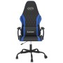 Black and blue synthetic leather gaming chair by , Gaming chairs - Ref: Foro24-3143775, Price: 113,98 €, Discount: %