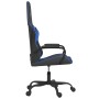 Schwarz-blauer Gaming-Stuhl aus Kunstleder von , Gaming-Stühle - Ref: Foro24-3143775, Preis: 114,13 €, Rabatt: %