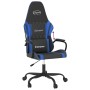 Black and blue synthetic leather gaming chair by , Gaming chairs - Ref: Foro24-3143775, Price: 113,98 €, Discount: %