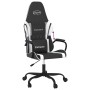 Schwarz-weißer Gaming-Stuhl aus Kunstleder von , Gaming-Stühle - Ref: Foro24-3143780, Preis: 120,56 €, Rabatt: %