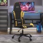 Schwarz-goldener Gaming-Stuhl aus Kunstleder von , Gaming-Stühle - Ref: Foro24-3143777, Preis: 98,97 €, Rabatt: %