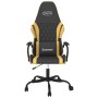 Schwarz-goldener Gaming-Stuhl aus Kunstleder von , Gaming-Stühle - Ref: Foro24-3143777, Preis: 98,97 €, Rabatt: %