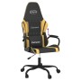 Schwarz-goldener Gaming-Stuhl aus Kunstleder von , Gaming-Stühle - Ref: Foro24-3143777, Preis: 98,97 €, Rabatt: %