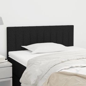 Cabecero de tela negro 80x5x78/88 cm de , Cabeceros y pies de cama - Ref: Foro24-346202, Precio: 43,99 €, Descuento: %