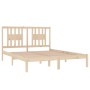 Solid pine wood bed frame 140x200 cm by , Beds and slatted bases - Ref: Foro24-3104063, Price: 128,56 €, Discount: %