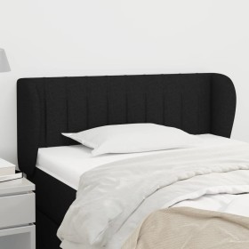 Black fabric headboard 83x23x78/88 cm by , Headboards and footboards - Ref: Foro24-3117358, Price: 45,36 €, Discount: %