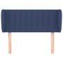 Cabecero de tela azul 93x23x78/88 cm de , Cabeceros y pies de cama - Ref: Foro24-3117370, Precio: 51,99 €, Descuento: %