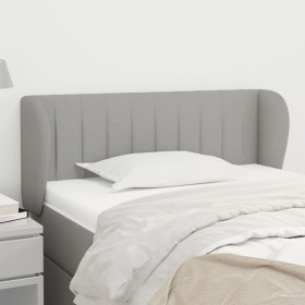 Light gray fabric headboard 93x23x78/88 cm by , Headboards and footboards - Ref: Foro24-3117364, Price: 51,28 €, Discount: %