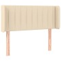 Cream fabric headboard 83x16x78/88 cm by , Headboards and footboards - Ref: Foro24-3118985, Price: 40,99 €, Discount: %