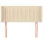 Cream fabric headboard 83x16x78/88 cm by , Headboards and footboards - Ref: Foro24-3118985, Price: 40,99 €, Discount: %