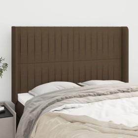 Headboard with light gray fabric ears 147x16x118/128 cm by , Headboards and footboards - Ref: Foro24-3119819, Price: 119,94 €...