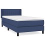 Box spring bed with blue fabric mattress 80x200 cm by , Beds and slatted bases - Ref: Foro24-3129831, Price: 290,61 €, Discou...