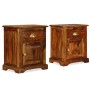 Bedside tables 2 pcs solid sheesham wood 40x30x50 cm by vidaXL, Nightstands - Ref: Foro24-243939, Price: 201,77 €, Discount: %