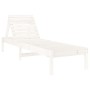 Tumbonas con mesa 2 uds madera maciza de pino blanco de , Tumbonas - Ref: Foro24-3157680, Precio: 235,80 €, Descuento: %