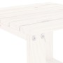 Tumbonas con mesa 2 uds madera maciza de pino blanco de , Tumbonas - Ref: Foro24-3157680, Precio: 235,80 €, Descuento: %