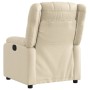 Sillón reclinable de tela crema de , Sillones - Ref: Foro24-373545, Precio: 224,79 €, Descuento: %