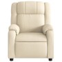 Sillón reclinable de tela crema de , Sillones - Ref: Foro24-373545, Precio: 224,79 €, Descuento: %