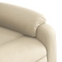 Sillón reclinable de tela crema de , Sillones - Ref: Foro24-373545, Precio: 224,79 €, Descuento: %