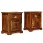 Bedside tables 2 pcs solid sheesham wood 40x30x50 cm by vidaXL, Nightstands - Ref: Foro24-243939, Price: 201,77 €, Discount: %