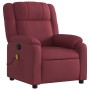 Sillón de masaje reclinable de tela color vino tinto de , Sillones - Ref: Foro24-373551, Precio: 235,99 €, Descuento: %