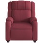 Sillón de masaje reclinable de tela color vino tinto de , Sillones - Ref: Foro24-373551, Precio: 235,99 €, Descuento: %