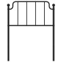 Cabecero de metal negro 75 cm de , Cabeceros y pies de cama - Ref: Foro24-373913, Precio: 20,68 €, Descuento: %