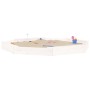 Arenero con asientos octógono madera maciza de pino blanco de , Cajones de arena - Ref: Foro24-825024, Precio: 141,99 €, Desc...